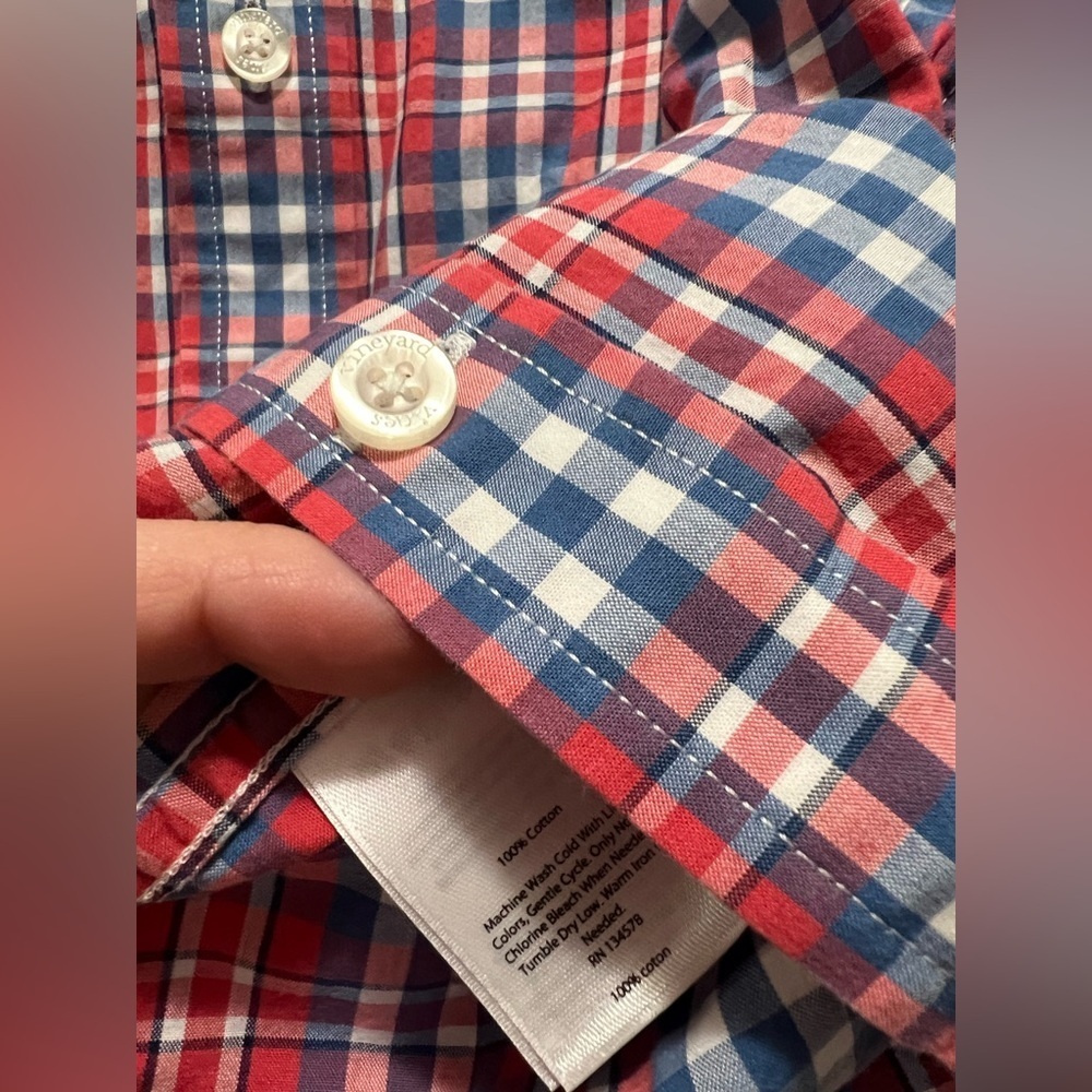 Set of 3 Boy’s Vineyard Vines Button Down Dress Shirts Size Medium 12-14 - Picture 7 of 12